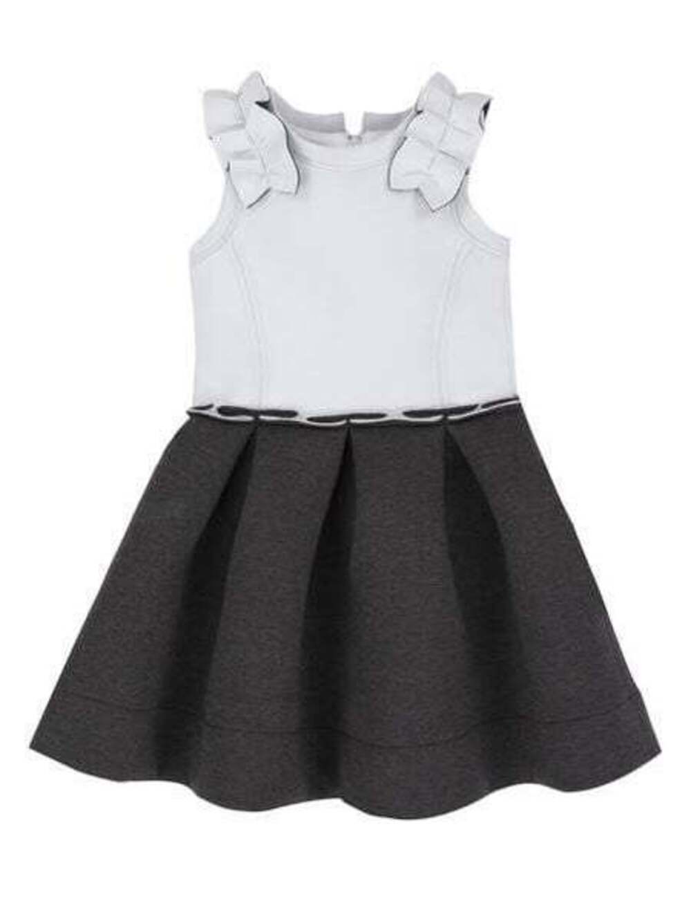 Deux par Deux neoprene gray dress size 5